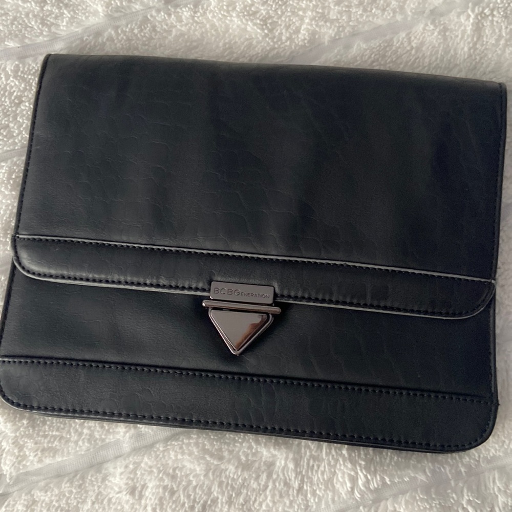 BCBGeneration Black Envelope Clutch
